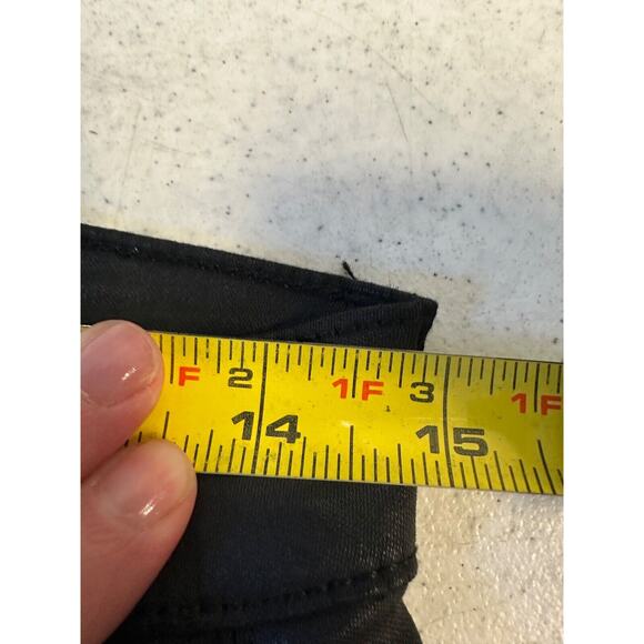 NEW CURRENT/ELLIOTT 28 Stiletto Black Coated High Waist Ankle Skinny Jean D50 - Picture 6 of 7